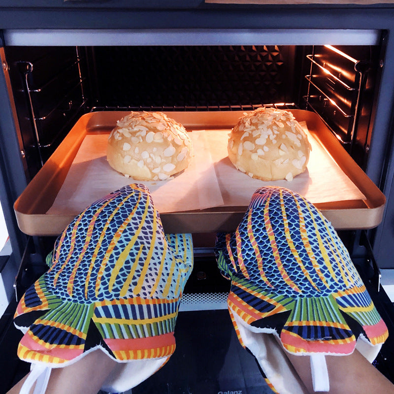 Cute oven gloves