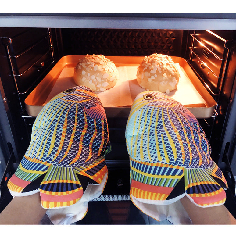 Cute oven gloves